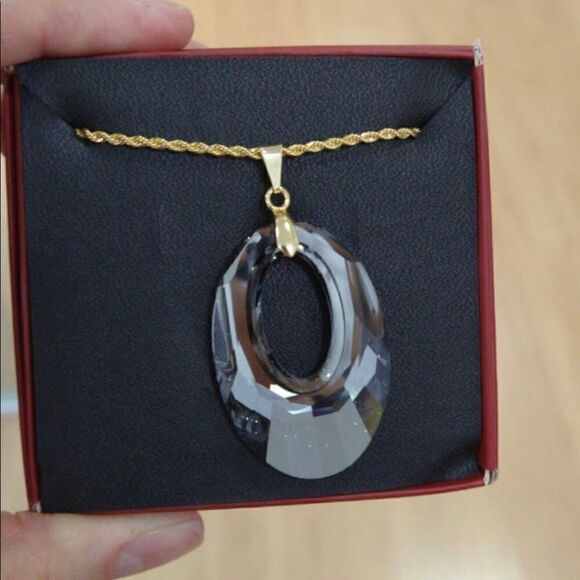 Swarovski authentic Crystals Gold plated rhodium - Picture 2 of 9